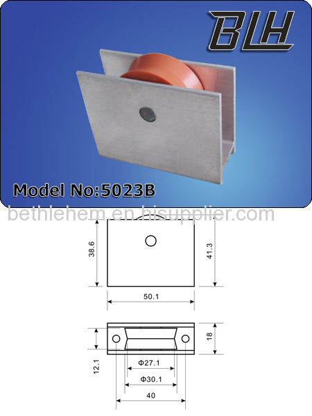 Aluminium Alloy Roller with PU wheel