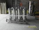 Industrial Duplex Bag Stainless Steel Filter Housing , ASTM SS 304 / SS 316 , Bead Blasted