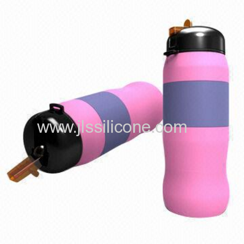 perfect design flexible silicone sports water bottle