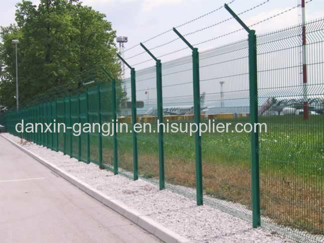 steel wire welded airport fence