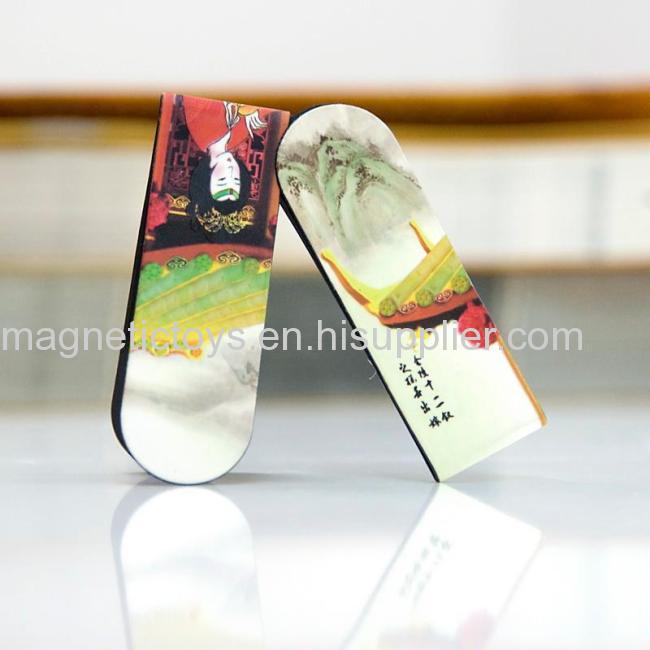 Promotional magnetic bookmark, magnetic paper bookmark