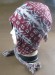 Lambswool Dashed jacquard earflap hat