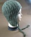 Embroidery and cable needle 100% acrylic knitted hat