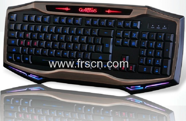 laptop computer three colored changeable wired multimedia led keyboard