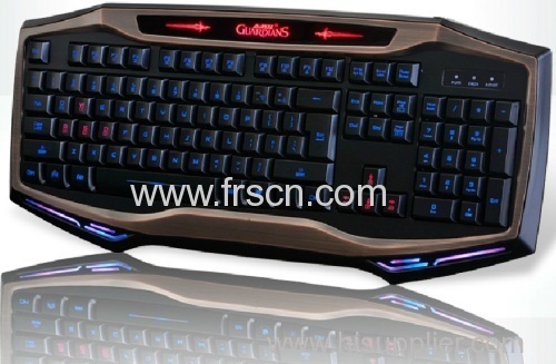 laptop computer three colored changeable wired multimedia led keyboard