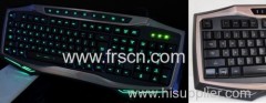 laptop computer three colored changeable wired multimedia led keyboard