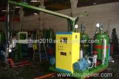 motorcycle and bicycle seat mat pu forming machine