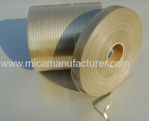 phlogopite and muscovite mica tape spool for cable wrapping