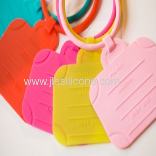 Fashionable travel silicone luggage mark, silicone luggage tag