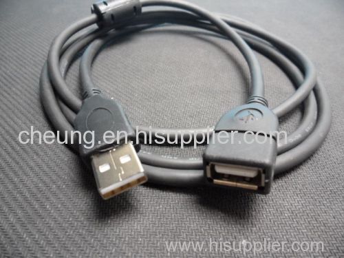 10feet 2.7m USB2.0 A Male to A Female Extension Cable Black