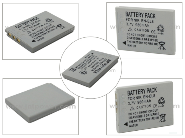 Wholesale EN-EL8 battery for Nikon CoolPix P1 P2 S1 S2 S3 S5