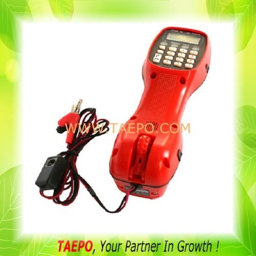 Hand free Telephone line tester for fault checking with calling number displaying