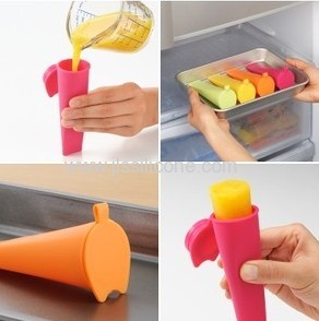 Popular Multicolored Silicone Ice Pop Maker