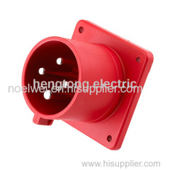 industrial cee flanged inlet cee male plug 125a 3phase ip67