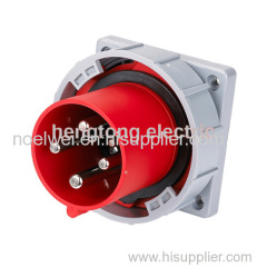 industrial cee flanged inlet cee male plug 125a 3phase ip67