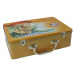 Rectangular handle tin box