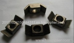 v type nut threaded