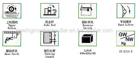 Sewing Machine Puller PS For Single and Twin Needle Machine