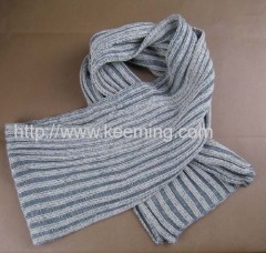 310g 240*25cm mens knitted scarf