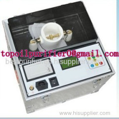 BDV transformer oil test equipment has got functions of auto boosting,step down,stirring