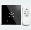 1 Gang Home Touch Screen Dimmer Switch 220V with RF Remote, 315/433Hz, AC110V-240V,LED backlight