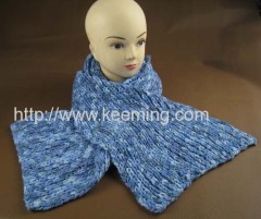 Sfot space dye roving yarn scarf