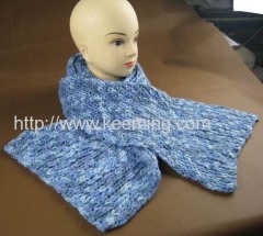 Sfot space dye roving yarn scarf