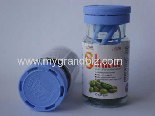 Green coffee bean extract soft gel weight loss