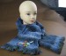 Decorative bead on the edge ethnic style machine scraf