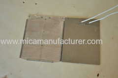 mica heating panel with there mica sheet and heating wire inside for heaters