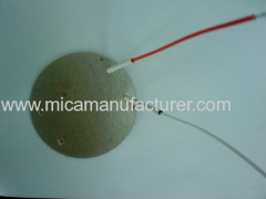 mica heating panel with three mica sheet and heating wire inside