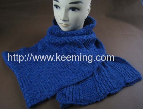 Jewelry blue machine scraf