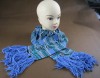 Fashionable ladies knitted scarf