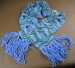 100% acrylic Drop stitch knitted scarf