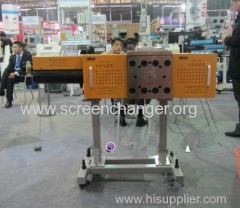 Plate type continuous screen changer