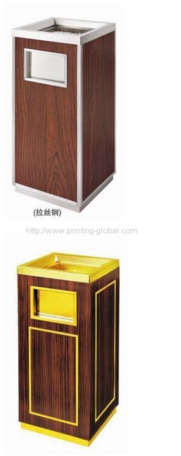 Hot stamping foil for wooden garbage can