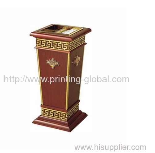 Hot stamping foil for wooden garbage can