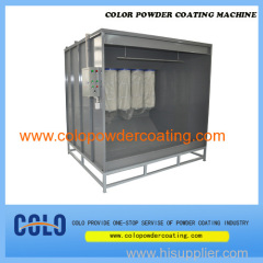 how to make a powder coating booth