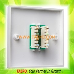 CAT5E UTP Connection plate with diemsion 86x86mm