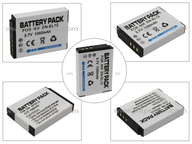 Wholesale EN-EL12 Battery for Nikon Coolpix S9500 S9400 S9300 S710 P310