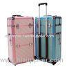 Zebra Lightweight Aluminum Makeup Cases With Straps And Trolley System