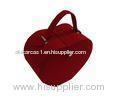 Red Velvet Aluminum Beauty Cases 3MM MDF , 180*200*50mm For Makeup Artist