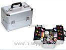 Silver Plastic Handle Aluminum Beauty Trolley Case For Packing Cosmetic Tool