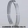 CUMMINS KT19 PISTON RING FOR DIESEL ENGINE 158.75MM