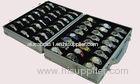 Silver Aluminum Watch Cases / Watch Boxes With Lock For Packing Watches