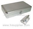 Silver Aluminum CD DVD Storage Case / DVD Carrying Cases , 200*120*30mm