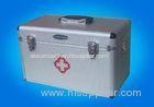 Plastic Handle Aid Kit Boxes Silver 4MM MDF with Diamond ABS Panel