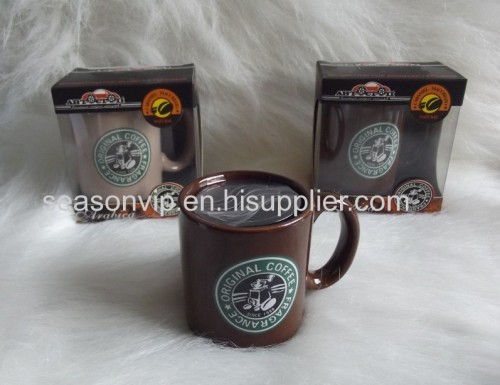 coffee cup gel car air freshener