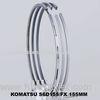 S6D155 Engine Piston Rings / komatsu Engine Parts For Compression Gas Sealing