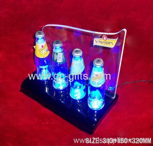 LED bottle Beer acrylic rack In 4 Level